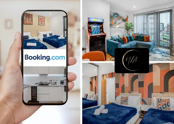 City Apartment, Free Parking, 2 Bathrooms, Netflix And Wifi - Suitable For Contractors And Families - By Noor Luxury Accommodations