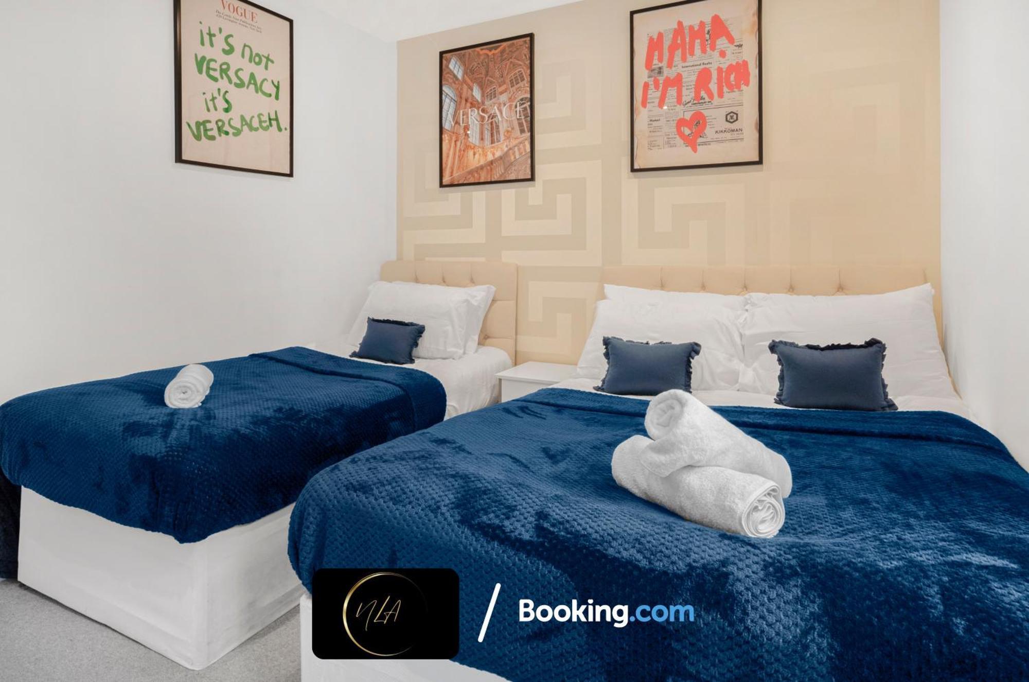 Centre With Free Parking, 2 Bathrooms, Netflix And Wifi - Suitable For Contractors And Families - By Noor Luxury * Birmingham