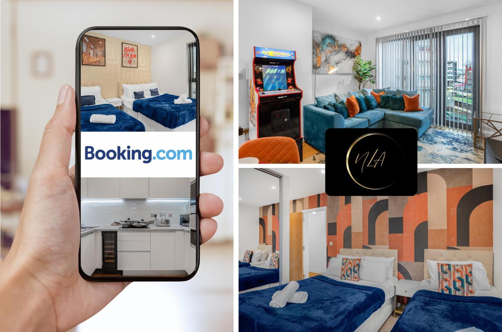 Centre Apartment, Free Gated Parking, 2 Bathrooms, Netflix And Wifi - Suitable For Contractors And Families - By Noor Luxury * Birmingham